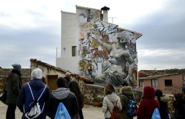 IN PICS: Street art revives divided Spanish village