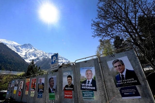 Here's what's happening in the French election campaigns