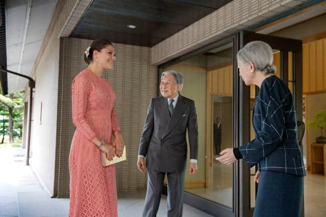 Sweden's Crown Princess Victoria on solo trip in Japan