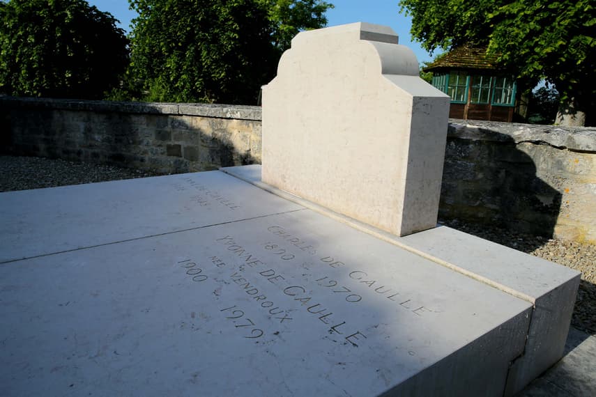 General de Gaulle's grave vandalised, say French police