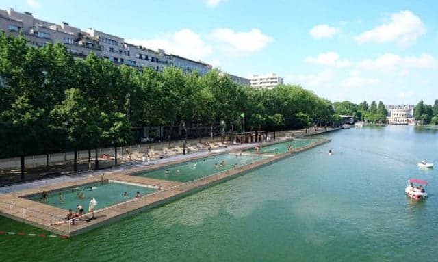 Paris canal swimming set for summer go ahead after tests show water is clean (enough)