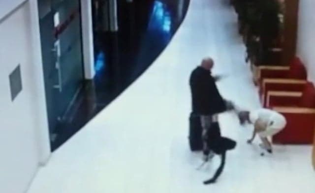 Swedish tourist caught on camera kicking hotel maid unconscious