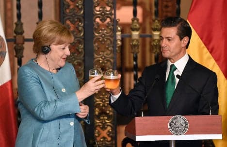 Mexico to Merkel: we want 'significant increase' in trade