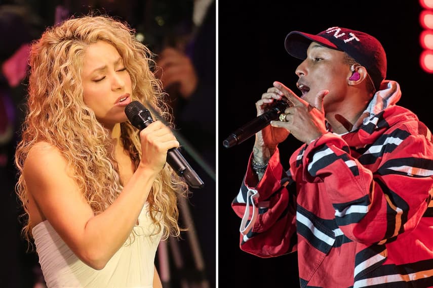 Shakira, Pharrell coming to Hamburg for anti-poverty concert amid G20 summit