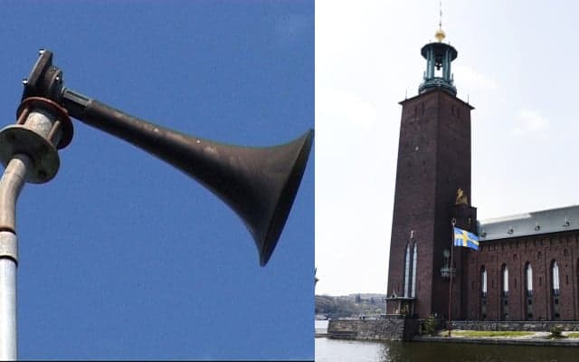 False alarm: accidental triggering of public warning siren confuses Stockholmers