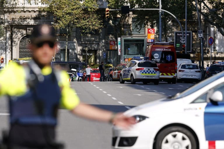 Driver targets pedestrians in Barcelona 'terrorist attack'