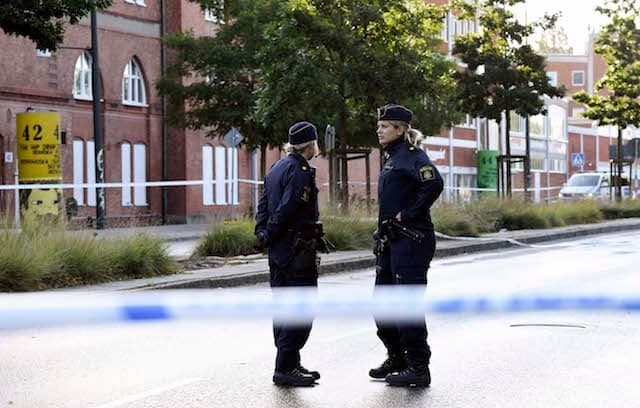 Two men suffer life-threatening injuries in Malmö shooting
