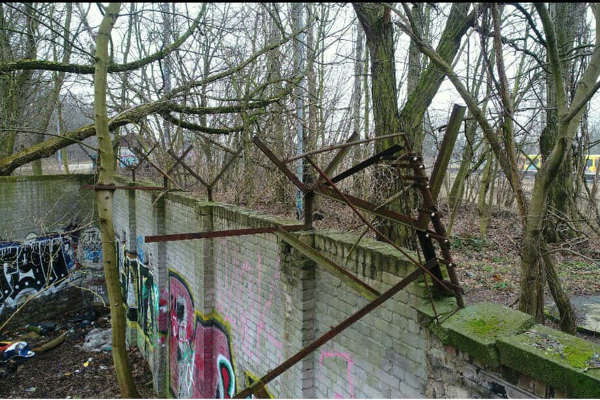 Local historian discovers forgotten 80-metre section of Berlin Wall in woods