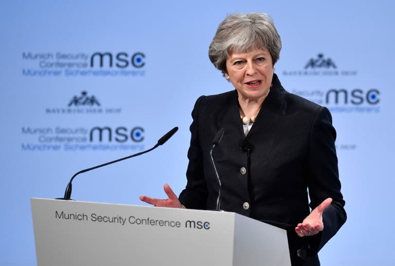 May uses Munich speech to plead for 'urgent' post-Brexit EU security deal