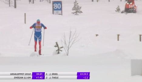 Skier wears Russian costume in doping statement