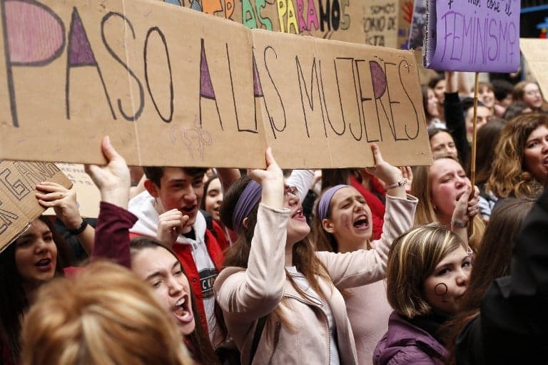 IN PICS: Spanish women stage unprecedented strike for rights
