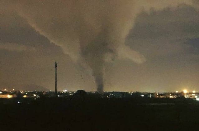 Eight injured after powerful tornado in southern Italy