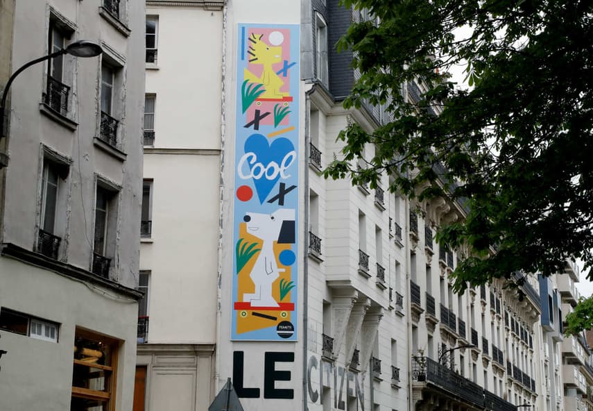 Snoopy and Charlie Brown become street art stars in Paris unveiling