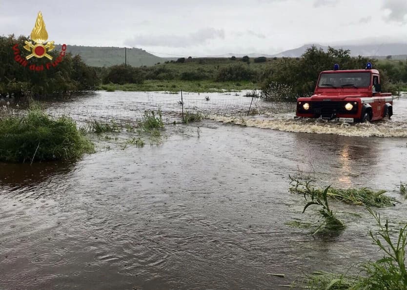 Sardinia got a quarter of its annual rainfall in the past 48 hours