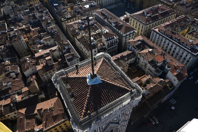 Peregrine falcons discovered nesting in Florence's bell tower