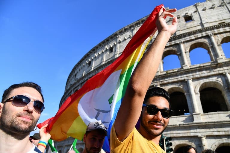 Rainbow flags fly across Europe at Gay Pride parades