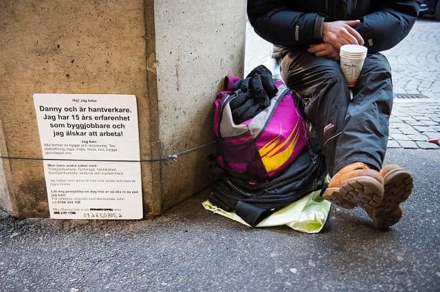Swedish city votes in favour of permit requirement for beggars