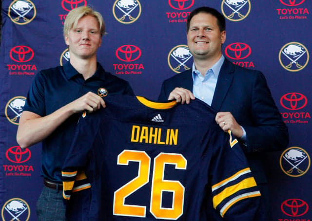 Swedish teen top NHL Draft pick Dahlin signs with Buffalo Sabres