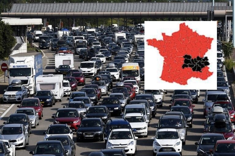 Holiday exodus: Drivers to face 'black Saturday' in eastern France