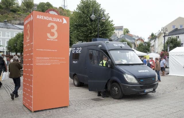 Six left-wing extremists seized at Norway politics festival