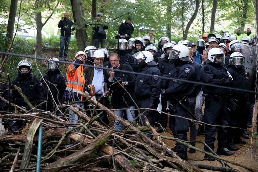 German forest activists brace for eviction in anti-coal fight