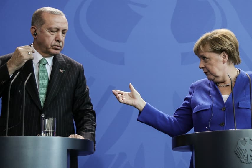 Merkel to push for release of detained Germans in Turkey as leaders vow to rebuild bridges