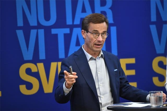 Who is Sweden's Moderate opposition leader Ulf Kristersson?