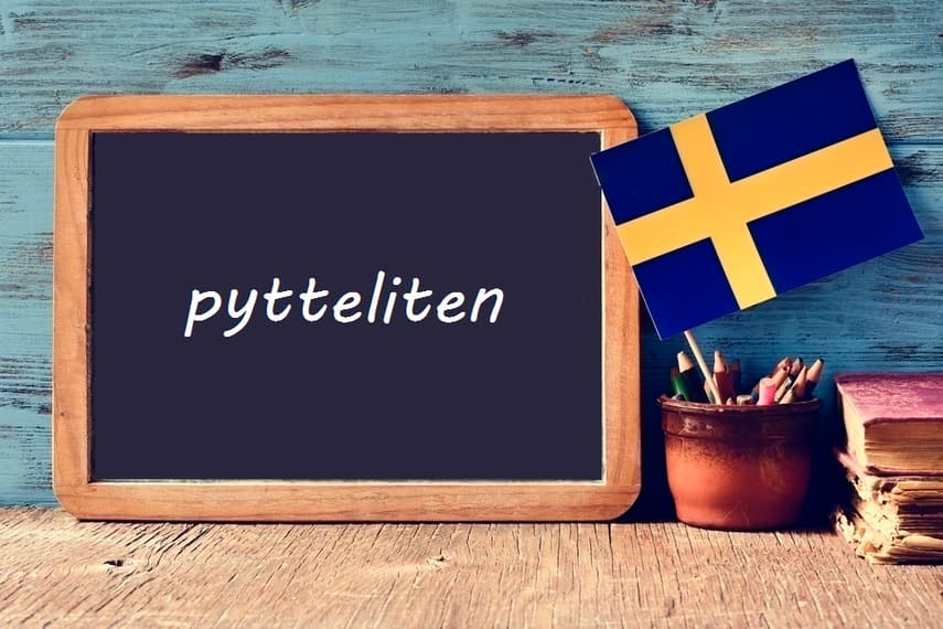 Swedish word of the day: pytteliten