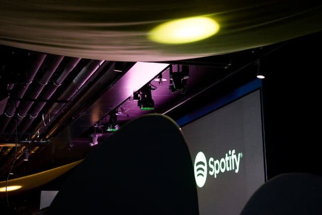 Spotify shares take hit despite first-ever quarterly profit