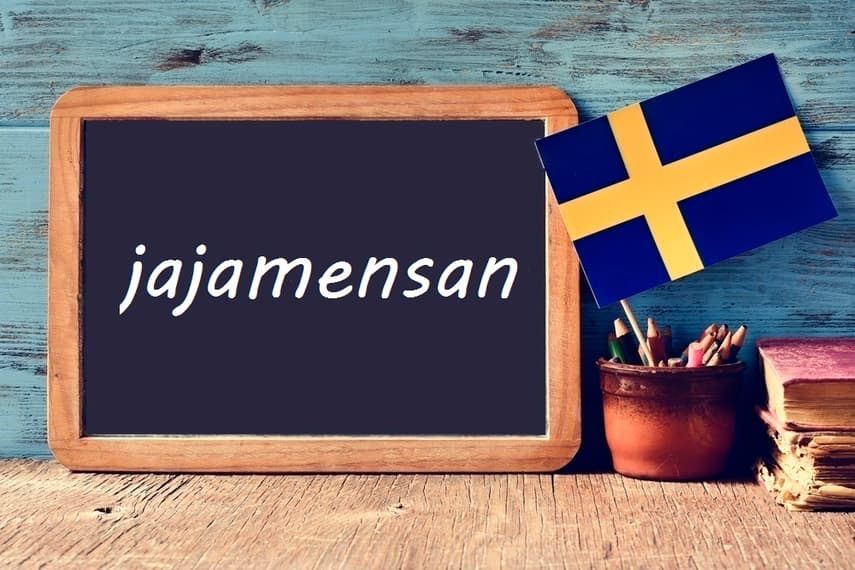 Swedish word of the day: jajamensan