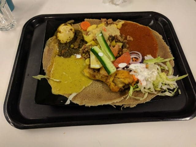 Malmö Lunch: Somali anjero, sambosa and baasto at Marka Cadey