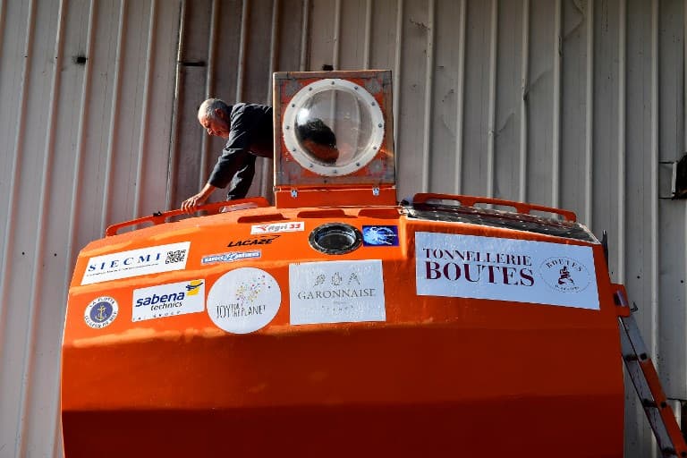 71-year-old Frenchman sets sail across Atlantic... in a barrel