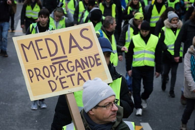 'They tell nothing but lies': France's 'yellow vests' reveal their hatred of the media