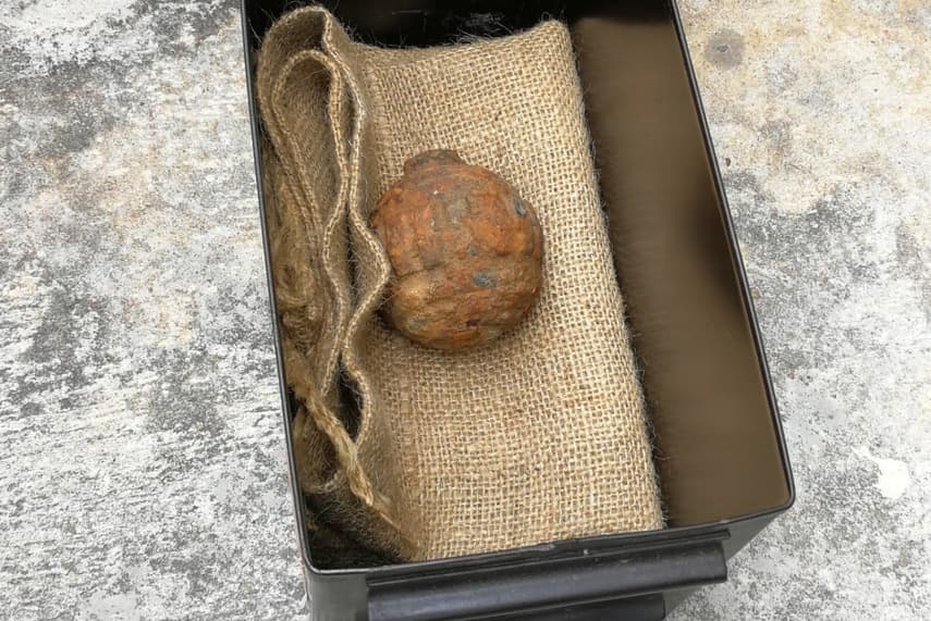 Bomb de terre: WW1 grenade found in French potato shipment