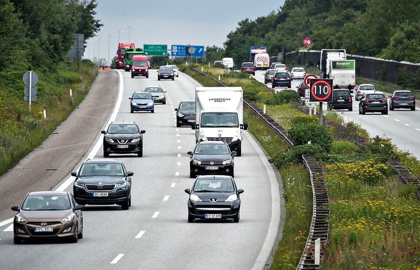 Denmark’s motorways are getting busier