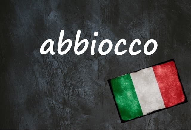 Italian word of the day: 'Abbiocco'