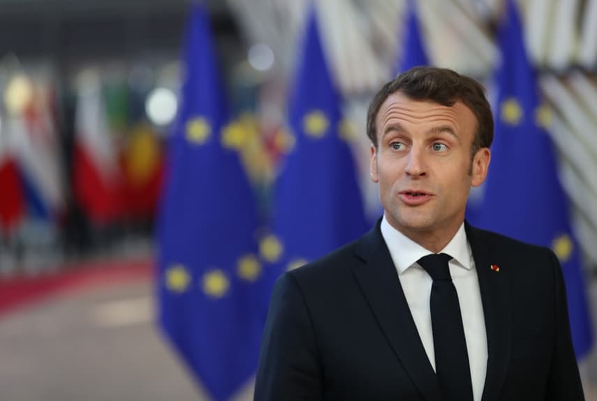 Macron angers EU leaders in taking tough stance on UK's Brexit delay