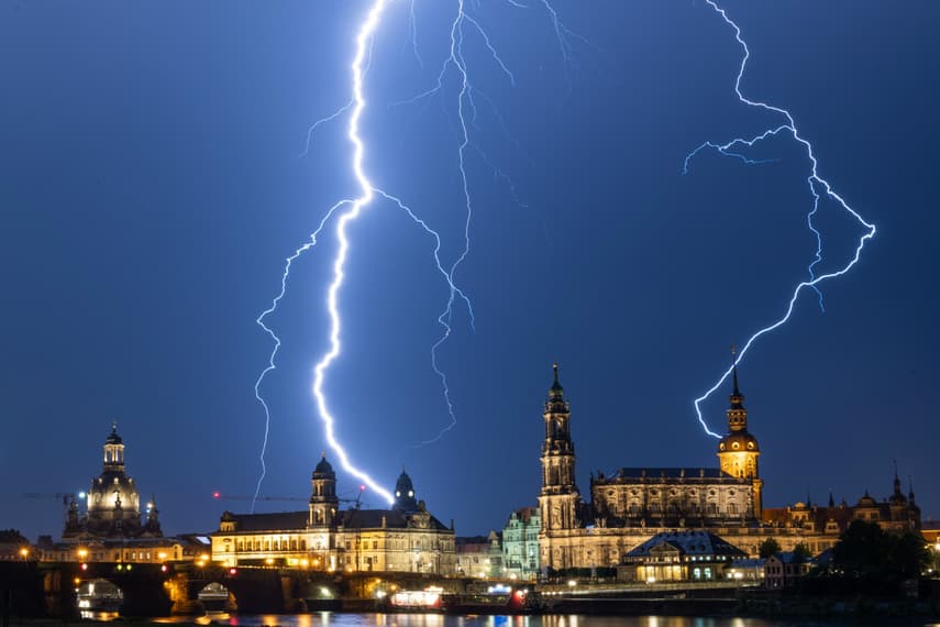 Thunderstorms and heat wave forecast for Germany