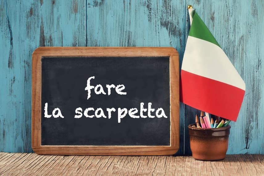 Italian expression of the day: 'Fare la scarpetta'