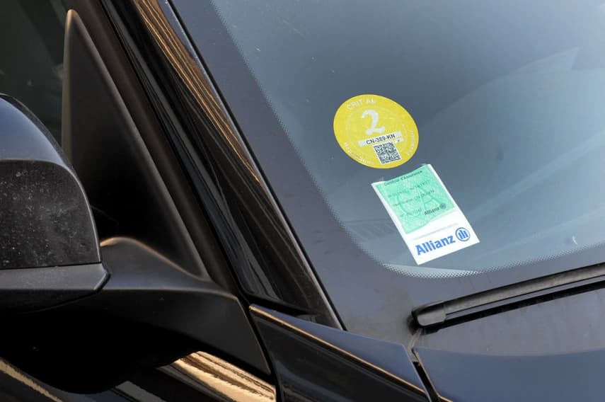 Driving in France: How the Crit'Air vehicle sticker system works