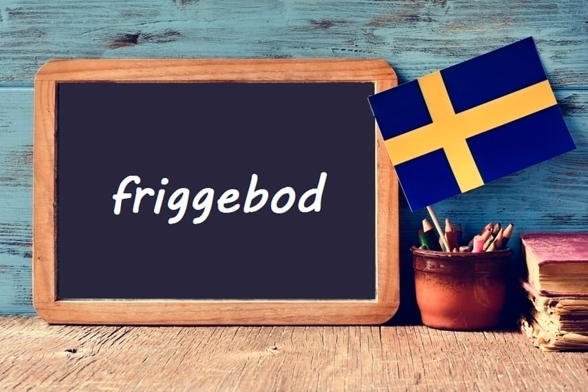 Swedish word of the day: friggebod