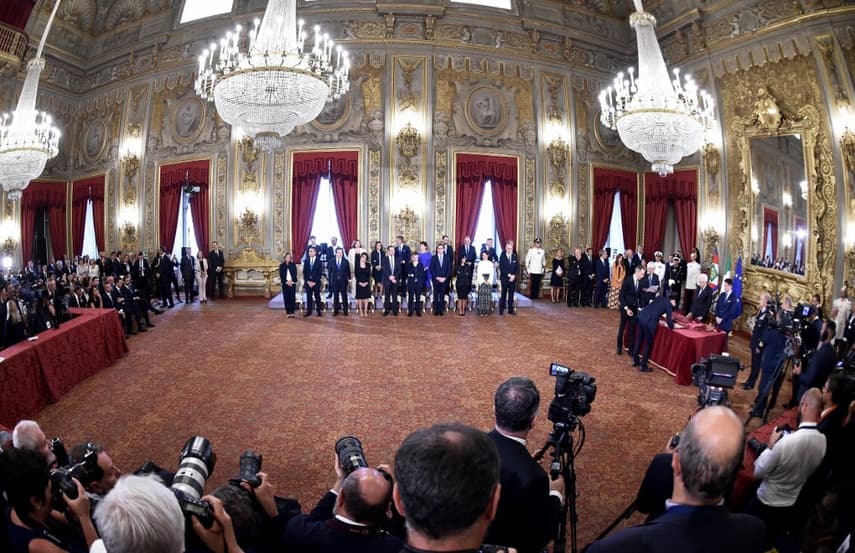 Italy swears in its new pro-European coalition government