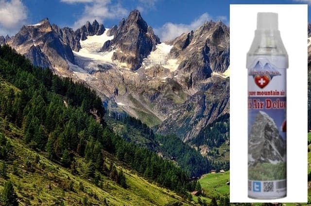 How 'absurd': The pure Swiss mountain air shipped to Asia's polluted cities