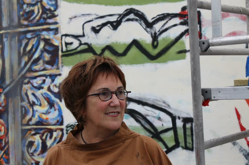Zeitzeugen: Meet the Scottish artist who left her mark on the Berlin Wall