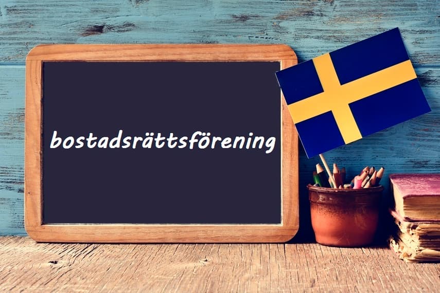 Swedish word of the day: bostadsrättsförening