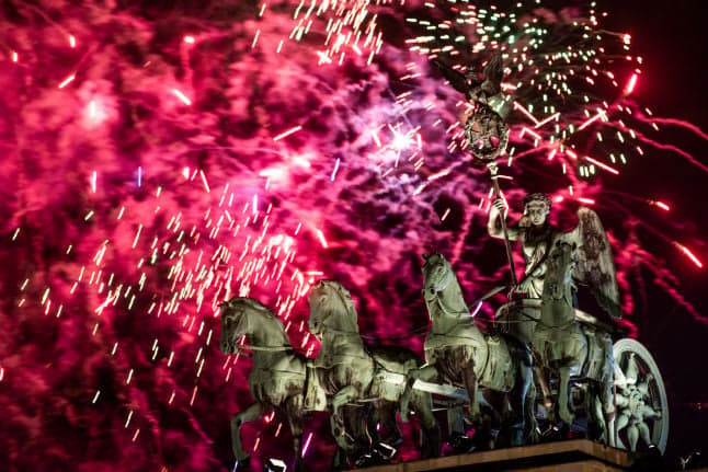 IN PICS: Berlin brings in 2020 with fireworks and winter bathing