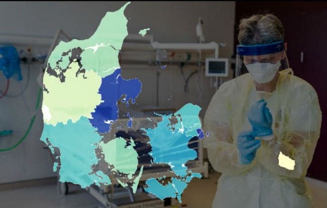 MAP: Where are Denmark's coronavirus patients in hospital?