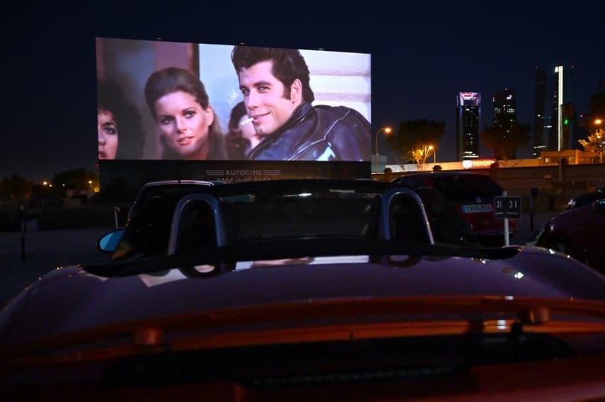 New normal: Madrid drive-in cinema draws crowds with safe entertainment