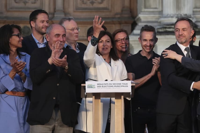 Anne Hidalgo vows to build the 'Paris of tomorrow' after being re-elected as mayor