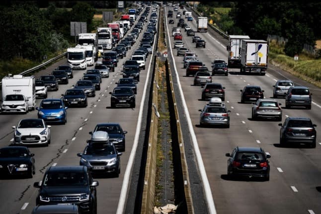 Red travel alert on French roads as families gear up for the summer getaway